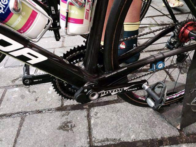 click to enlarge Il Rotor Power LT sulla Merida di Alberto Rui Costa al Tour de France