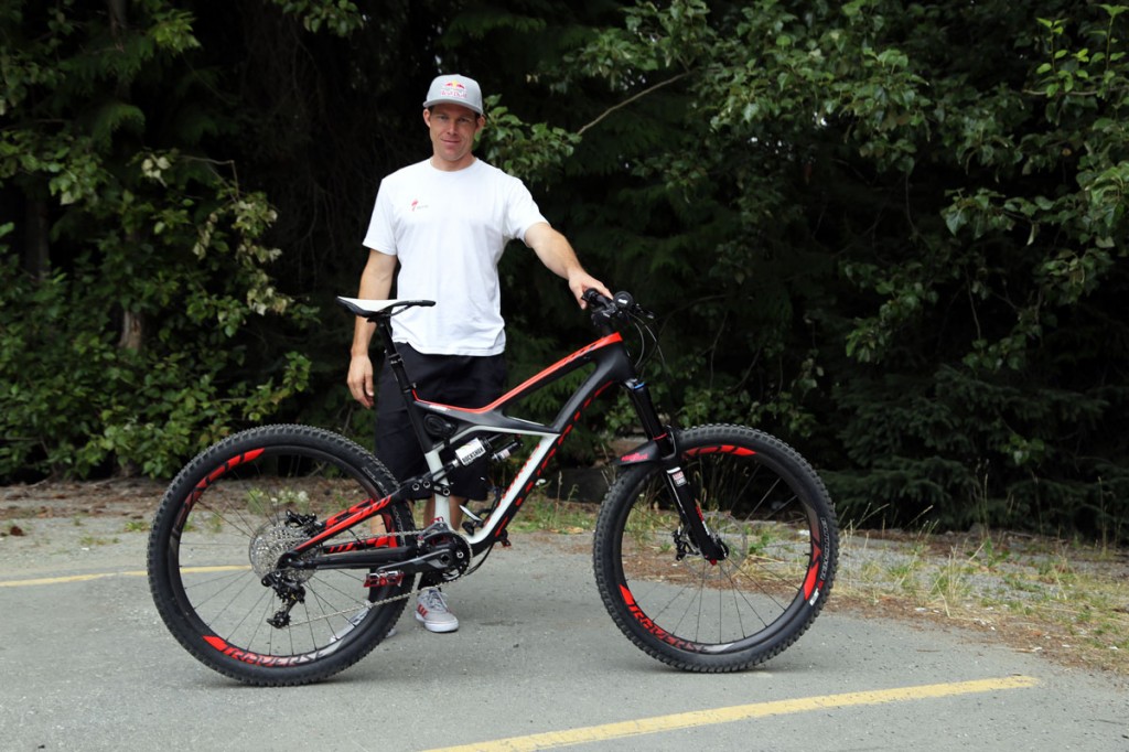 Curtis Keene e la sua "Specy". In questa configurazione da gara pesa 14.3 kg