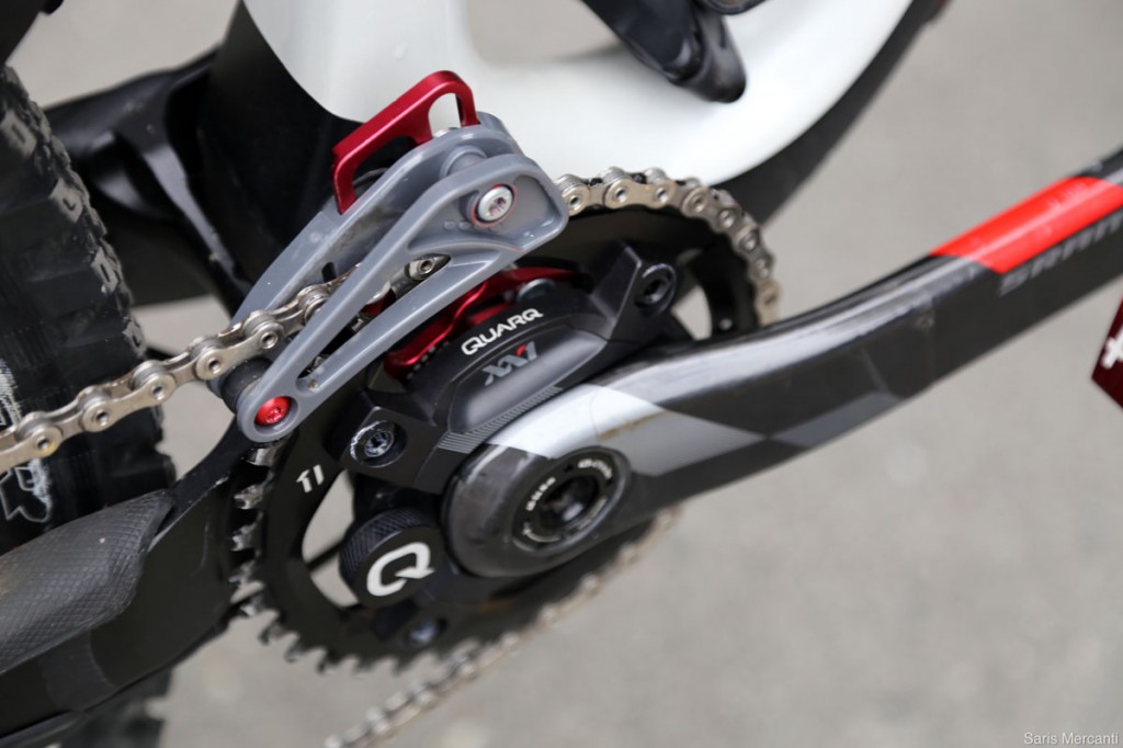La guarnitura SRAM XX1 è dotata di misuratore di potenza SRAM Quarq, realizzato appositamente