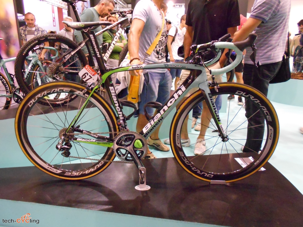 Bianchi Oltre XR2 del professionissta olandese Laurens Ten Dam (Team Belkin)