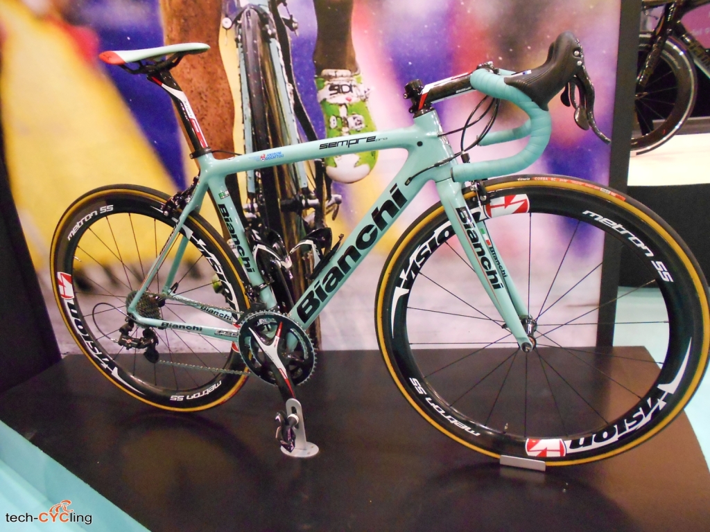 Bianchi Sempre Pro in uso ai professionisti del Team Androni Giocattoli