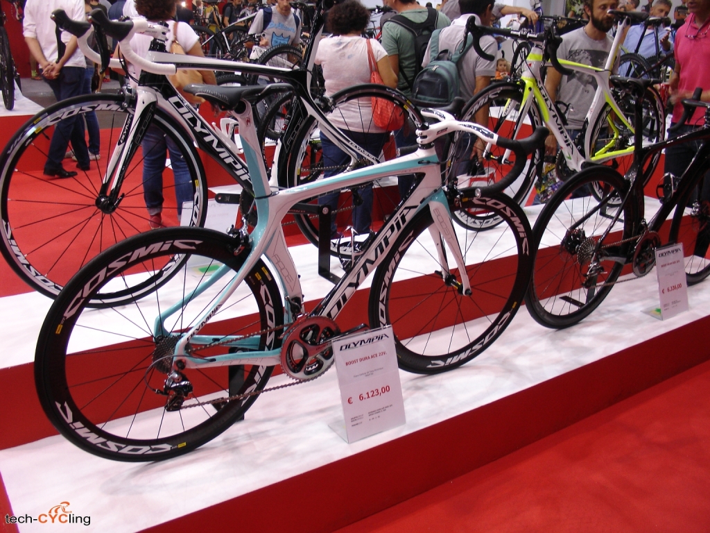 click to enlarge Olympia Boost, ora predisposta anche per i freni a disco Shimano "Flat Mount"