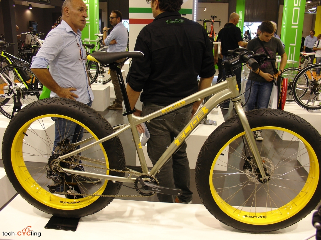 click to enlarge La "fat bike" Elios DUG, con telaio in alluminio idroformato