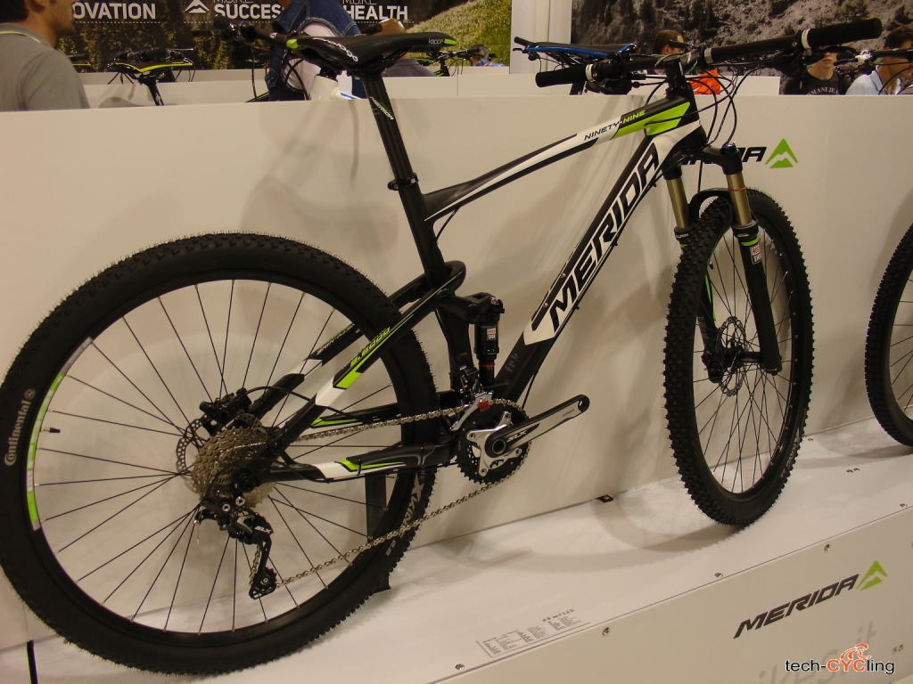 click to enlarge Merida Ninety-Nine, full-suspended con ruote da 29" dedicata alle Marathon