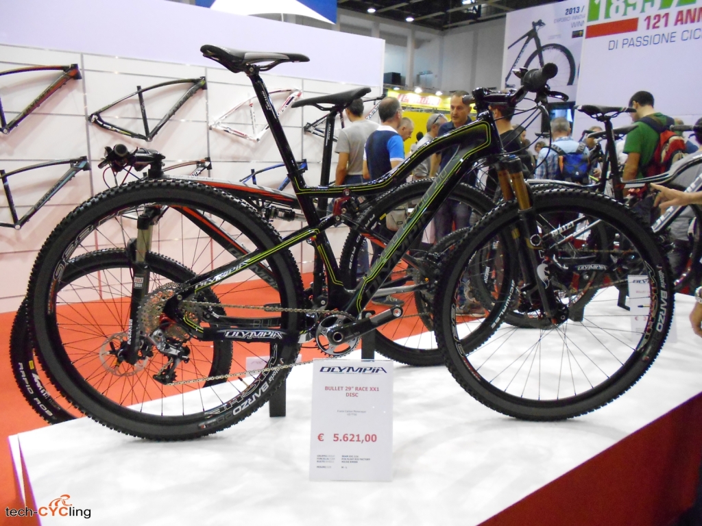 click to enlarge Olympia Bullet 29" Race, full-suspended concepita per le Marathon