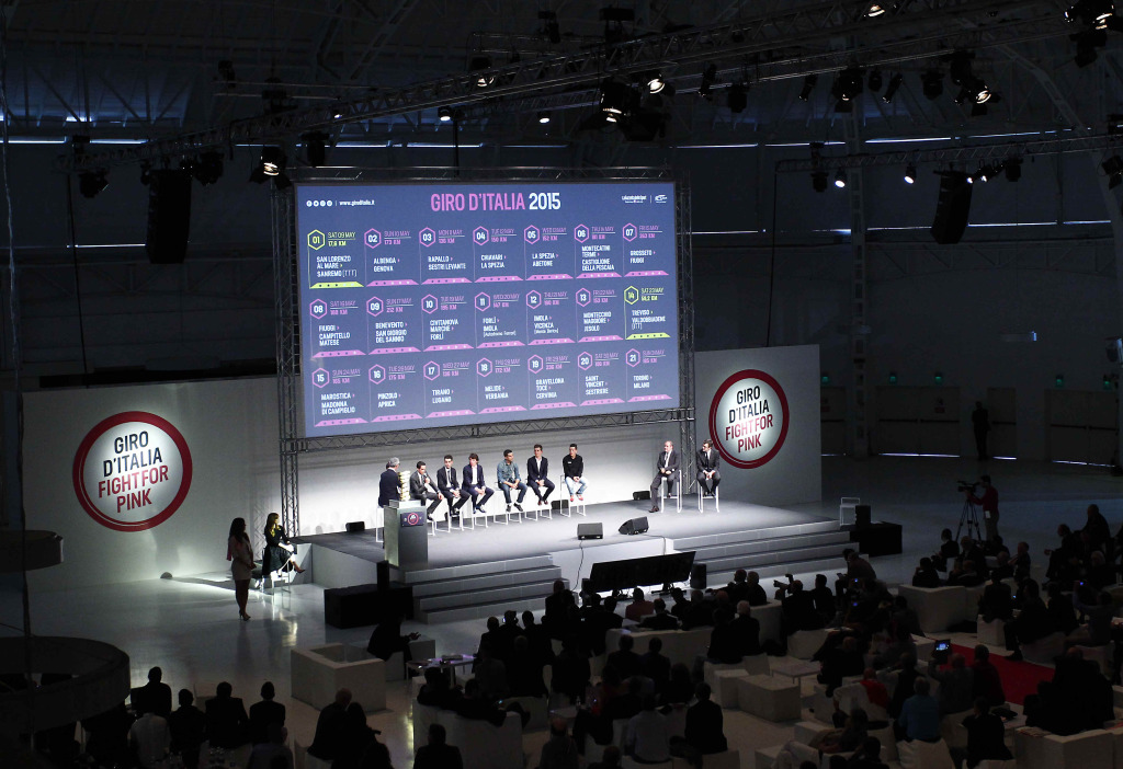 Presentazione del Giro d'Italia 2015