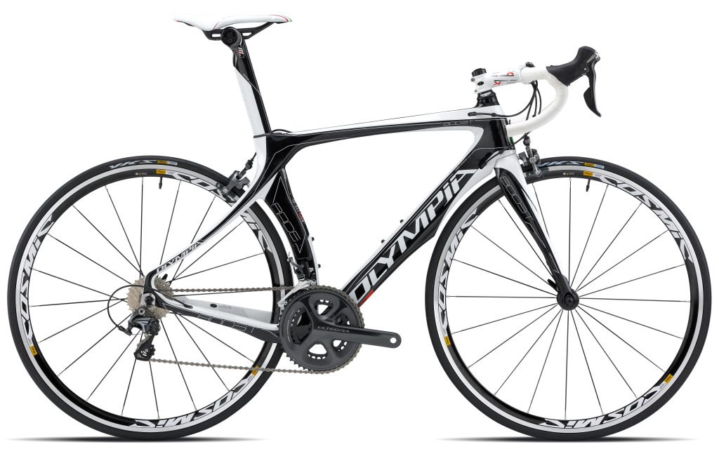 click to enlarge Olympia Boost, qui con gruppo Shimano Ultegra meccanico