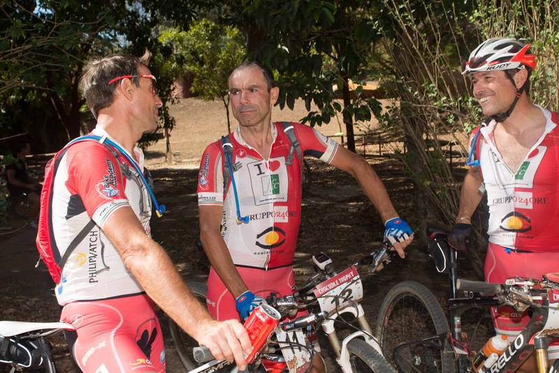 click to enlarge Iader Fabbri, Davide Cassani e Matteo Marzotto