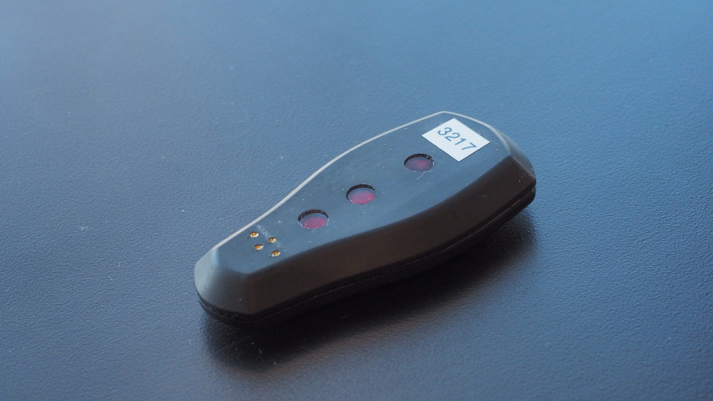 click to enlarge Il sensore BSXinsight con i LED per irradiare la luce e i sensori per le misurazioni