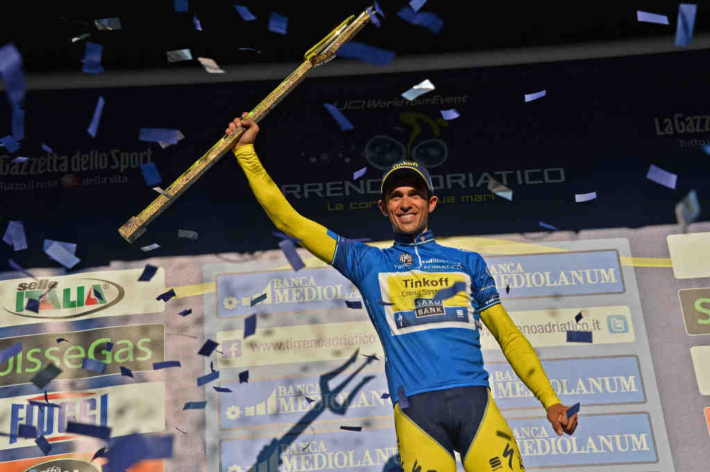 click to enlarge Alberto Contador, vincitore della Tirreno-Adriatico 2014