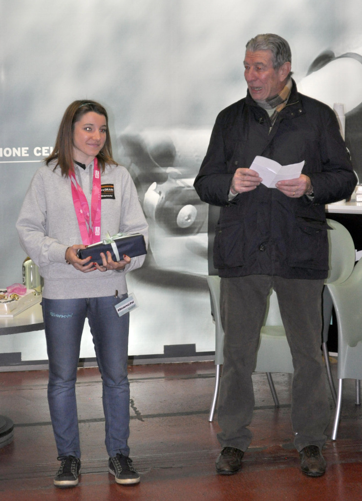 click to enlarge Chiara Teocchi e Felice Gimondi
