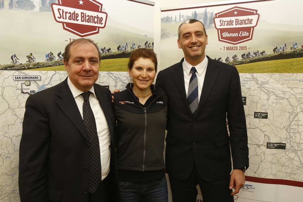 Mauri Vegni, Elisa Longo Borghini e Leonardo Tafani