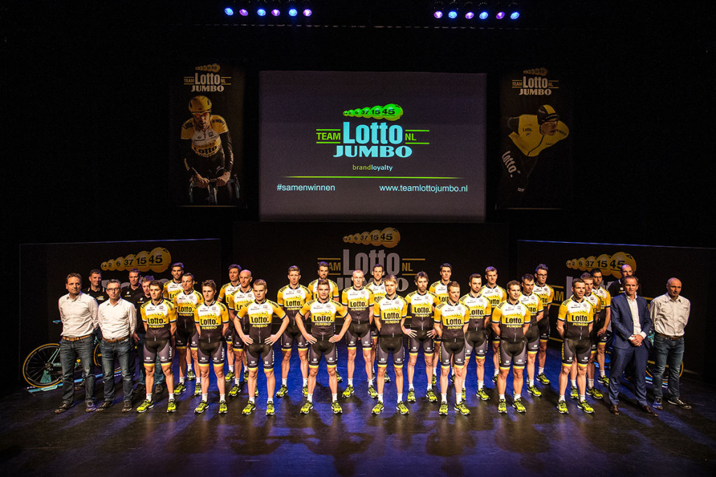 click to enlarge ROSMALEN - WIelerploeg presentatie Lotto Jumbo. Foto: DIederik van der Laan
