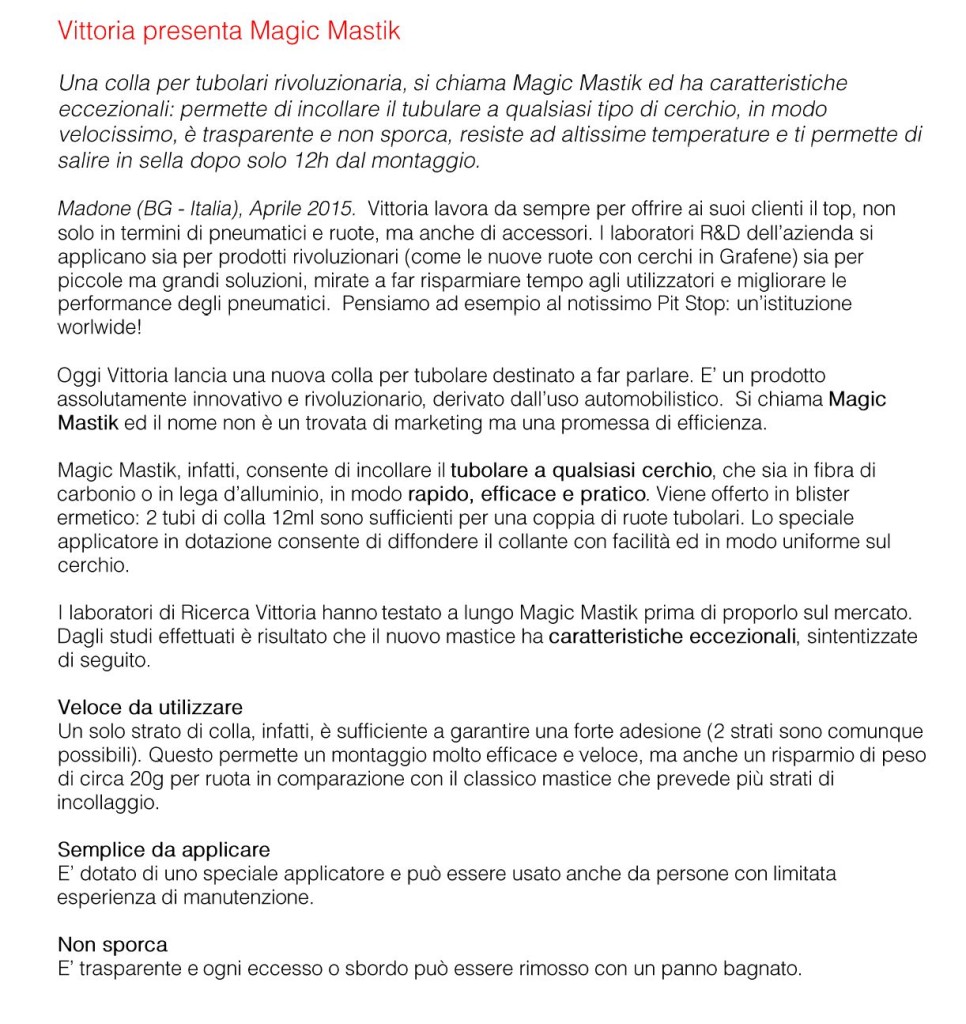 click to enlarge Vittoria_Magic_Mastik_comunicato_pag1