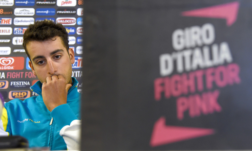 click to enlarge Giro d'Italia 2015: Conferenza stampa Aru