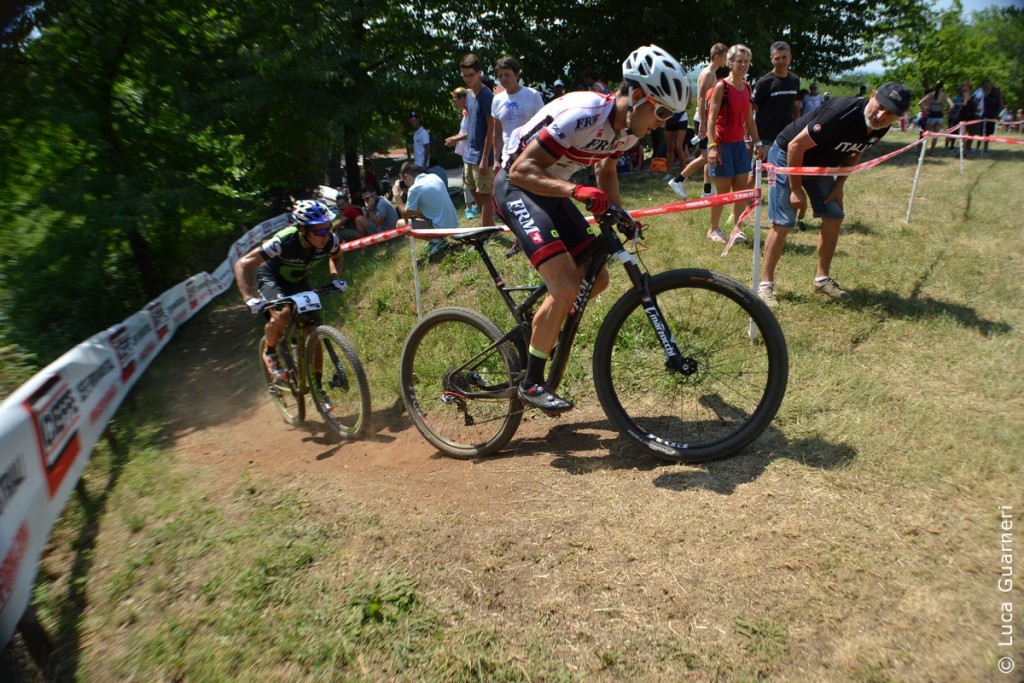 Andrea Tiberi (Team FRM)  in azione ai Campionati Italiani XC