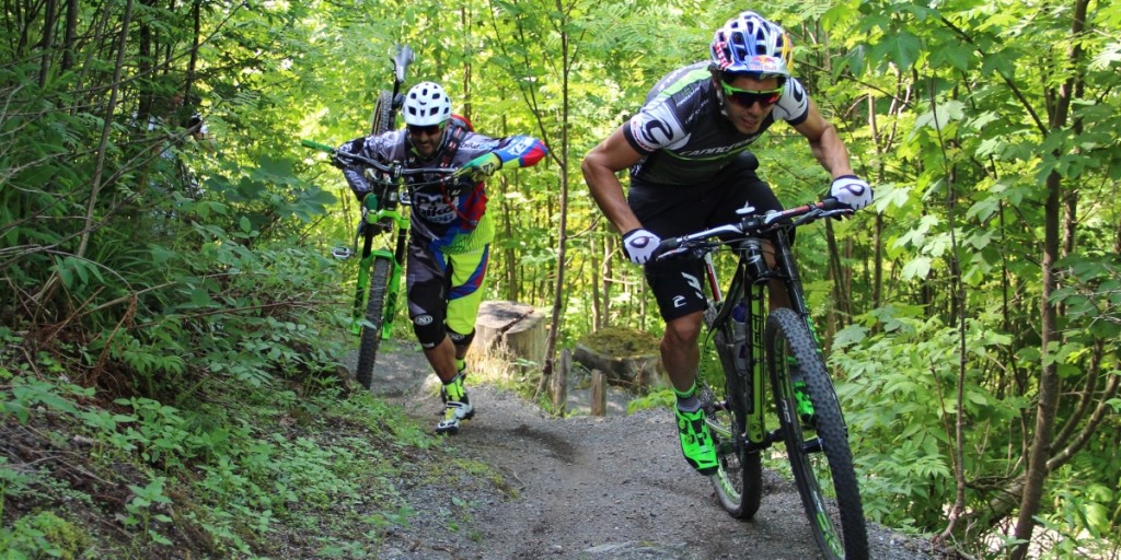 click to enlarge Cedric Gracia e Marco Aurelio Fontana, testimonial Northwave