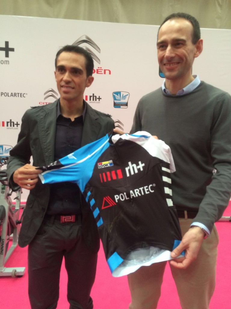 Alberto Contador e Marzio De Martin