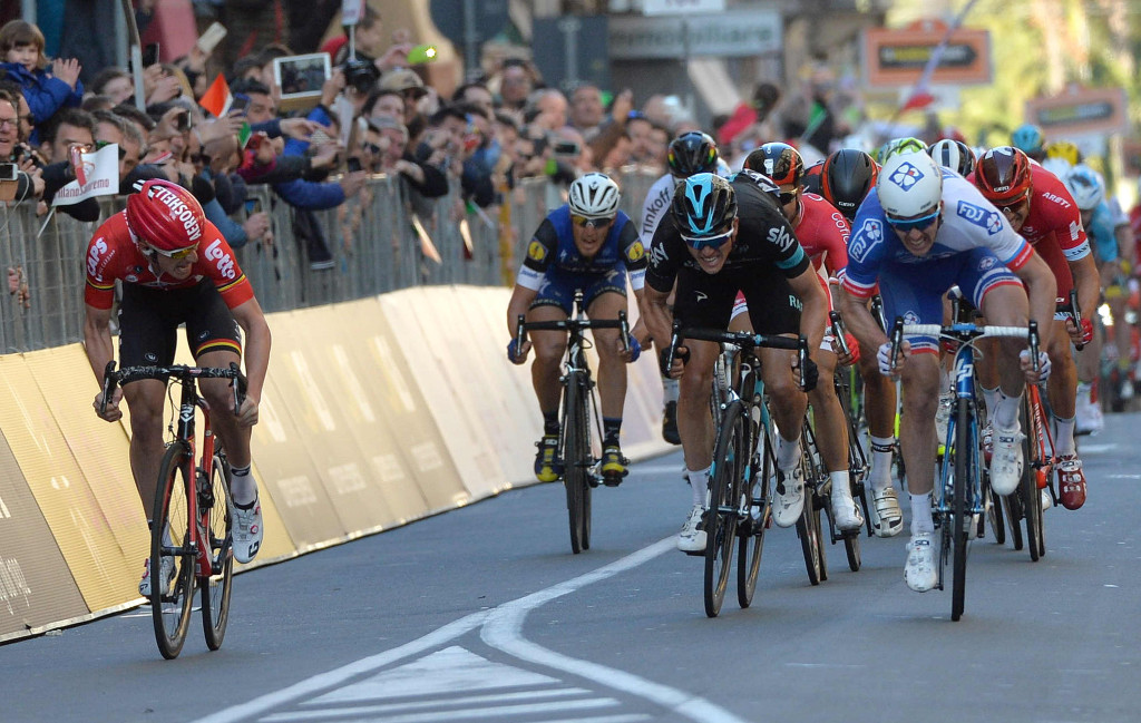 click to enlarge Milano-Sanremo cycling race