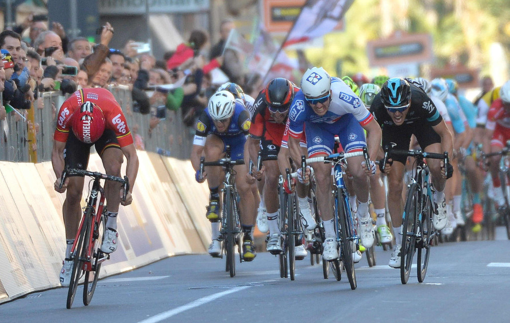click to enlarge Milano-Sanremo cycling race