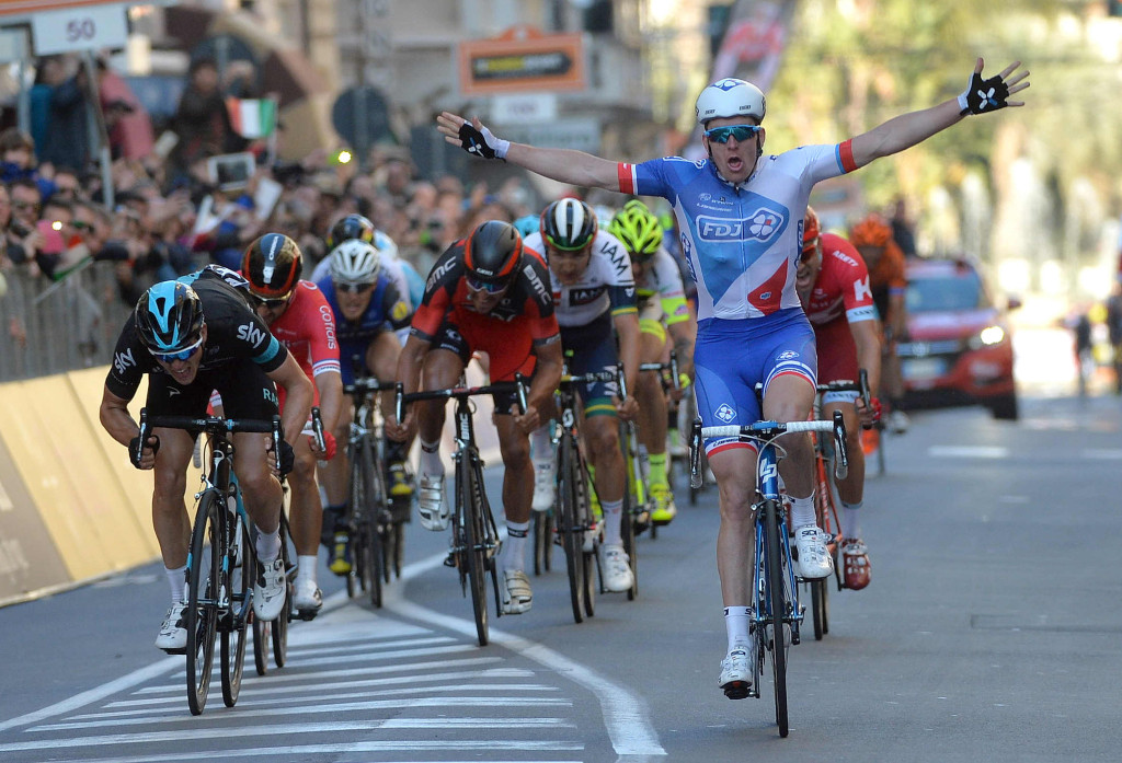 click to enlarge Milano-Sanremo cycling race