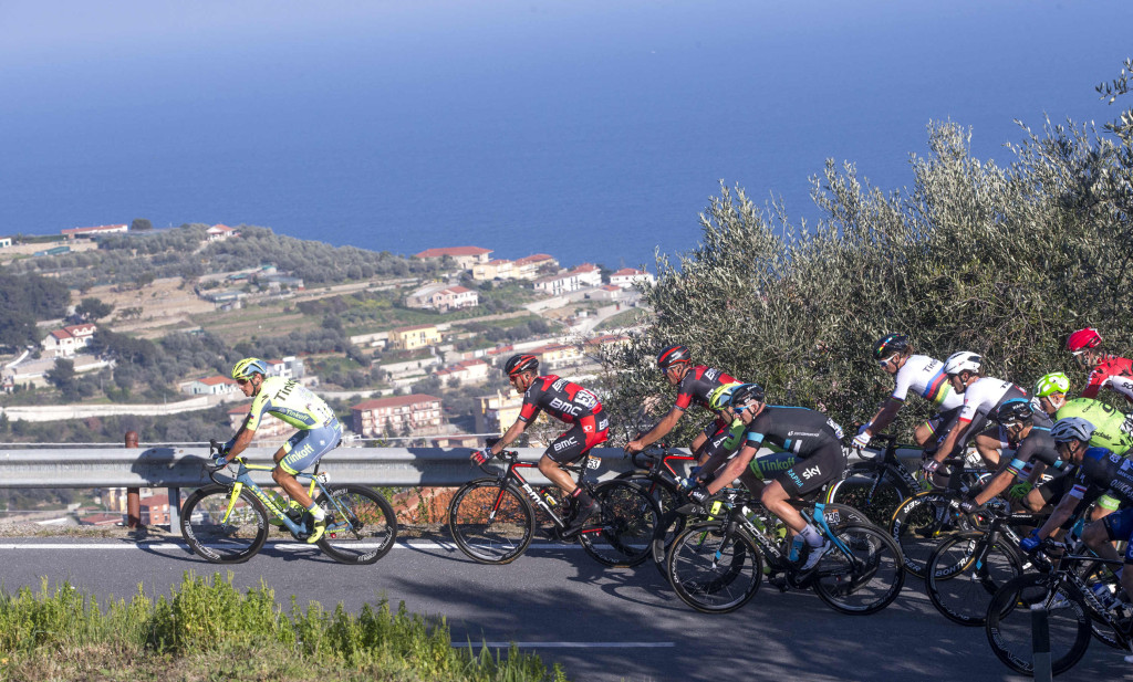 click to enlarge Milano-Sanremo cycling race