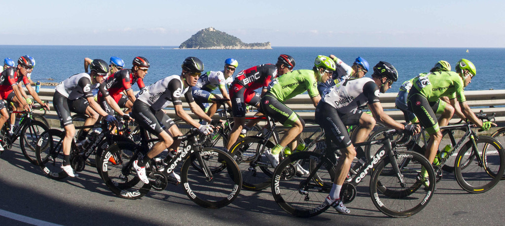 click to enlarge Milano-Sanremo cycling race