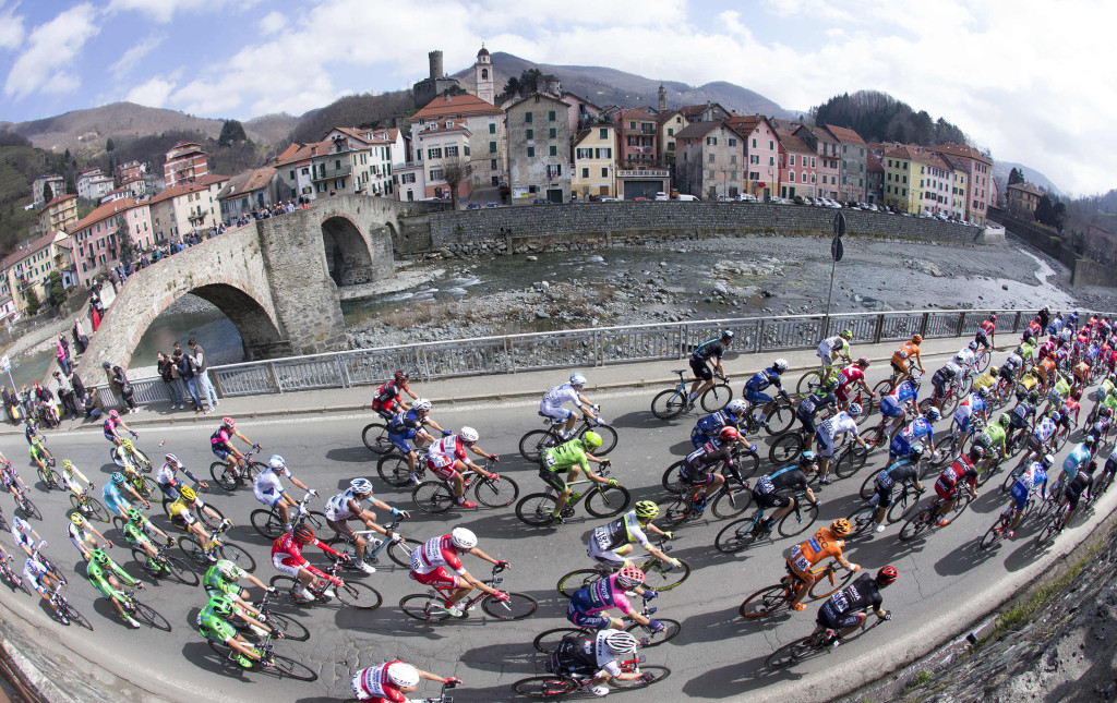 click to enlarge Milano-Sanremo cycling race