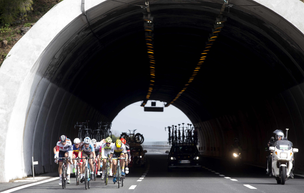 click to enlarge Milano-Sanremo cycling race