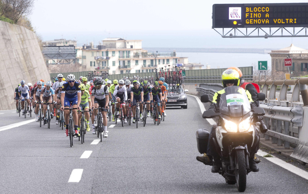 click to enlarge Milano-Sanremo cycling race
