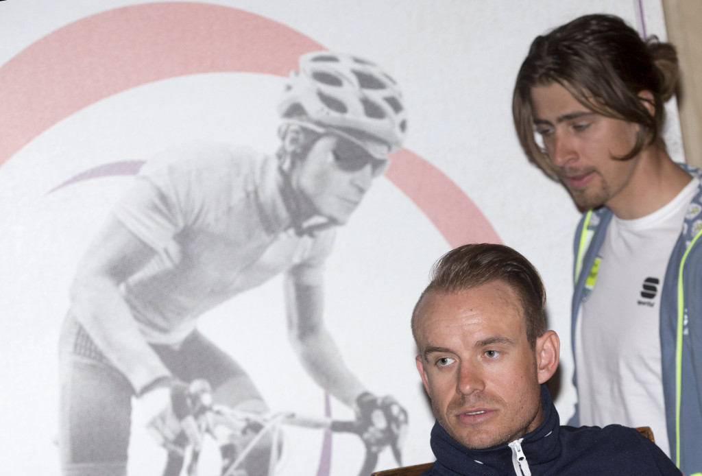 click to enlarge Alexander Kristoff (Katusha ) e Peter Sagan (Tinkoff)