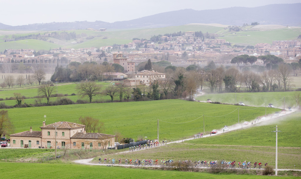 Strade Bianche gravel cycling race