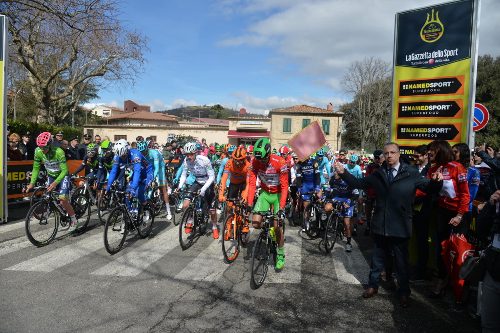 Il via della tappa N.3