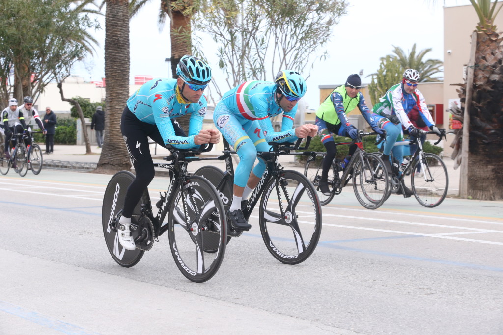 Il training mattutino di Vincenzo Nibali (Astana Pro Team)