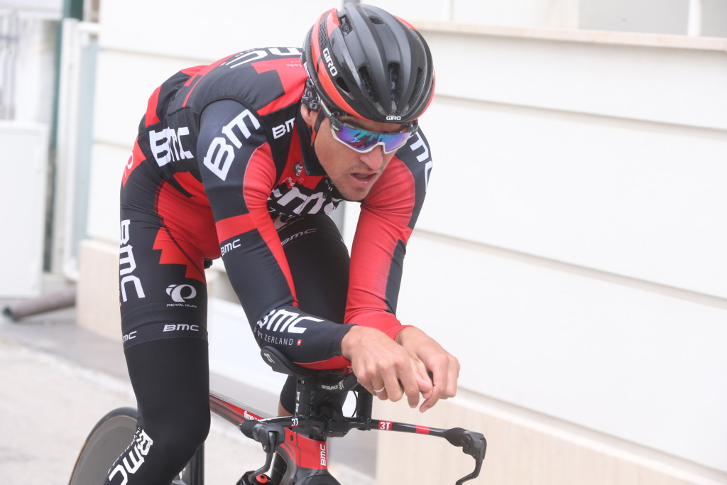 Greg Van Avermaet (BMC Racing Team) durante il training del mattino
