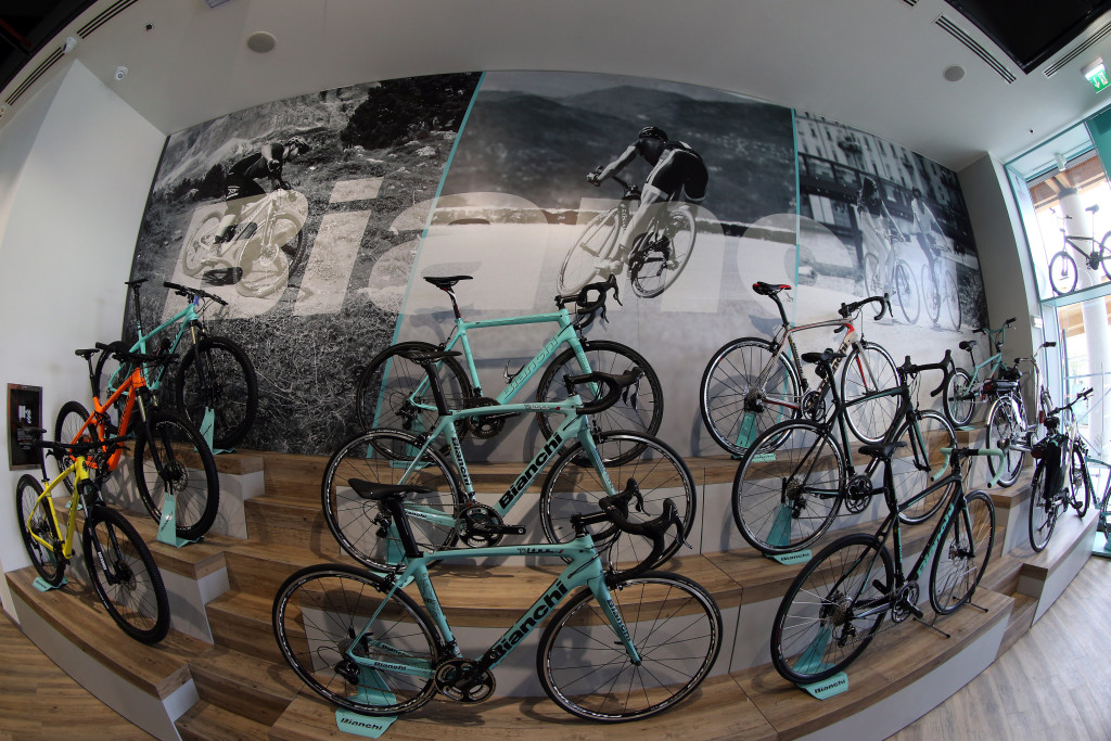 click to enlarge Bianchi Bike Store
