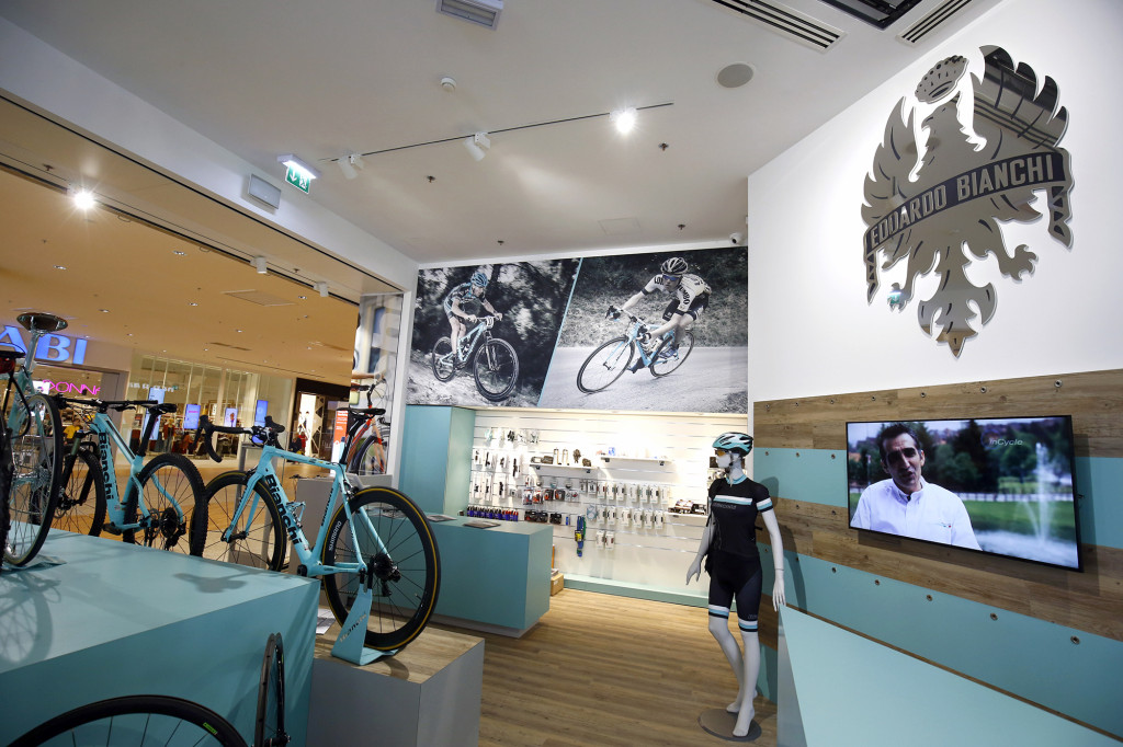 click to enlarge Bianchi Bike Store