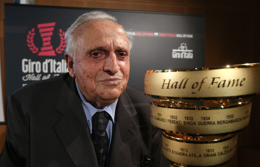 click to enlarge RCS: ERCOLE BALDINI NELLA HALL OF FAME DEL GIRO D'ITALIA