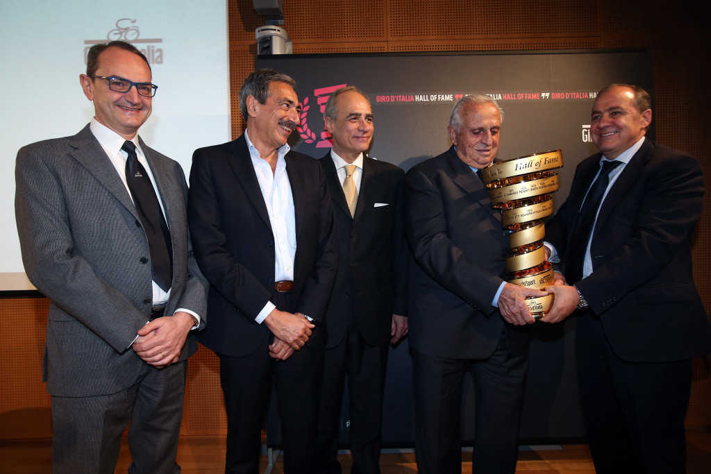 click to enlarge RCS: ERCOLE BALDINI NELLA HALL OF FAME DEL GIRO D'ITALIA