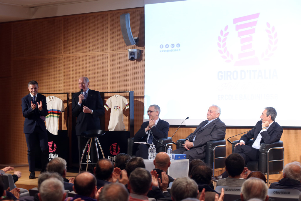 click to enlarge RCS: ERCOLE BALDINI NELLA HALL OF FAME DEL GIRO D'ITALIA