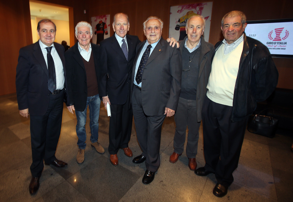 click to enlarge RCS: ERCOLE BALDINI NELLA HALL OF FAME DEL GIRO D'ITALIA