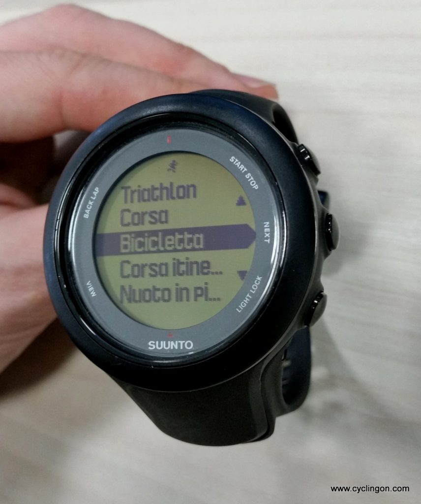 click to enlarge Suunto_Ambit3_Sport_HR_scelta_sport